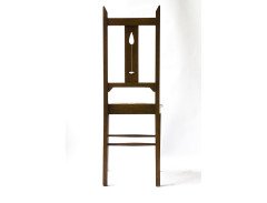 E. A. Taylor for Wylie & Lochhead. An Oak Arts & Crafts chair - Thumbnail 3