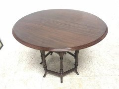 Collinson and Lock. An aesthetic movement seven leg walnut centre table - Thumbnail 4
