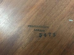 Collinson & Lock. An aesthetic movement seven leg walnut centre table - Thumbnail 5