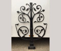 Dr. C. Dresser Gothic Revival Iron Door Hinges with Incised Decorative Details - Thumbnail 7