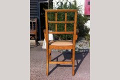 Heal's of London. Twelve Lattice back Oak Armchair - Thumbnail 6
