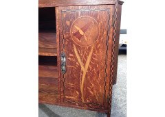 Shapland & Petter. A very rare Arts & Crafts Oak bookcase - Thumbnail 2