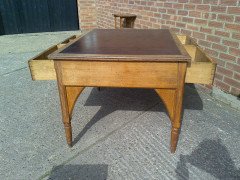 E. W. Godwin Attributed, Gothic Aesthetic Movement Oak Desk - Thumbnail 5