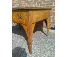 E. W. Godwin Attributed, Gothic Aesthetic Movement Oak Desk - Thumbnail 6