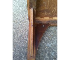 E. W. Godwin Attributed, Gothic Aesthetic Movement Oak Desk - Thumbnail 10