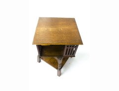 Liberty & Co., A Good Quality Arts & Crafts Revolving Bookcase - Thumbnail 4