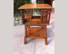 Liberty & Co., A Good Quality Arts & Crafts Revolving Bookcase - Thumbnail 7