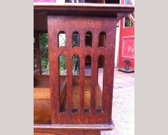 Liberty & Co., A Good Quality Arts & Crafts Revolving Bookcase - Thumbnail 10