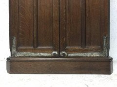 Liberty & Co. Attributed, an Arts Crafts Oak corner cupboard - Thumbnail 6
