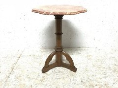 A. W. N. Pugin. A Gothic Revival Oak wine or tea table - Thumbnail 1