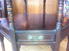 An Exceptional Moorish Octaganal Occasional Table with Four Opposite Drawers - Thumbnail 10