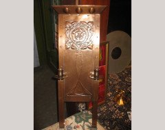 Margaret Gilmour. Rare Glasgow School wall sconce - Thumbnail 2