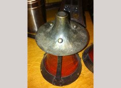 A Good Set of Three Arts & Crafts Hand Hammered Conical Shaped Ceiling Lights - Thumbnail 2