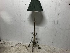 Benham and Froud. Arts Crafts copper and brass telescopic electric standard lamp - Thumbnail 2