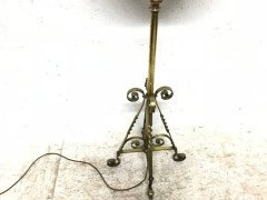 Benham and Froud. Arts Crafts copper and brass telescopic electric standard lamp - Thumbnail 7