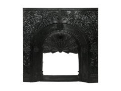 Thomas Jeckyll for Barnard Bishop and Barnard. Rare cast iron fire insert designed by Thomas Jeckyll. - Thumbnail 1