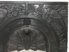 Thomas Jeckyll for Barnard Bishop and Barnard. Rare cast iron fire insert designed by Thomas Jeckyll. - Thumbnail 7