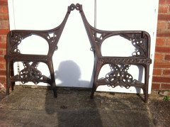 Dr. Christopher Dresser. A Coalbrookdale garden canopy bench - Thumbnail 2