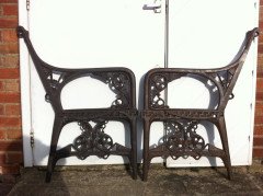 Dr. Christopher Dresser. A Coalbrookdale garden canopy bench - Thumbnail 7
