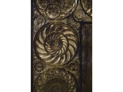 Thomas Jeckyll for Barnard Bishop and Barnard. extremely rare and important Anglo-Japanese brass and gilt fireplace insert - Thumbnail 2