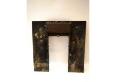 Thomas Jeckyll for Barnard Bishop and Barnard. extremely rare and important Anglo-Japanese brass and gilt fireplace insert - Thumbnail 3