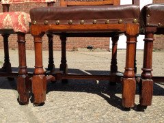 A. W. N. Pugin for Gillows. Two almost identical sets of Gothic Revival Oak dining chairs designed for The House Of Lords - Thumbnail 2