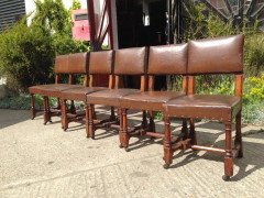 A. W. N. Pugin for Gillows. Two almost identical sets of Gothic Revival Oak dining chairs designed for The House Of Lords - Thumbnail 22