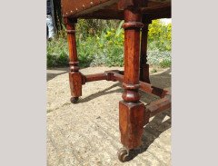 A W N Pugin for Gillows. Two almost identical sets of Gothic Revival oak dining chairs designed for The House Of Lords - Thumbnail 26