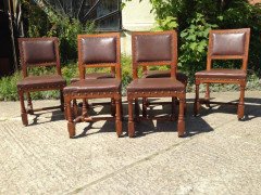 A. W. N. Pugin for Gillows. Two almost identical sets of Gothic Revival Oak dining chairs designed for The House Of Lords - Thumbnail 28