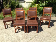 A. W. N. Pugin for Gillows. Two almost identical sets of Gothic Revival Oak dining chairs designed for The House Of Lords - Thumbnail 29