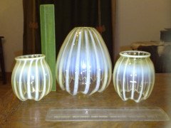 Rare petite pair of Vaseline stripe shade - Thumbnail 1