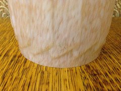 Art Deco Mottled Pink Glass Shade c.1930 - Thumbnail 5