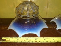 Rare pair of Vaseline spider web shade - Thumbnail 4