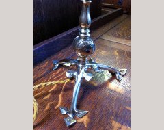 W. A. S. Benson. A rare copper and brass table lamp - Thumbnail 8