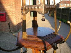 Arthur Simpson. Rare Arts & Crafts Hatstand with a Copper Lantern to the Top - Thumbnail 5