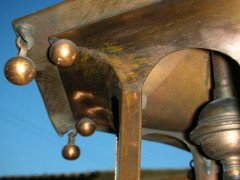 Arthur Simpson. Rare Arts & Crafts Hatstand with a Copper Lantern to the Top - Thumbnail 6