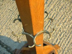 Arthur Simpson. Rare Arts & Crafts Hatstand with a Copper Lantern to the Top - Thumbnail 14