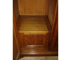A. W. N. Pugin for J G Crace. important Gothic Revival Oak treble wardrobe of superior quality - Thumbnail 13