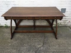 A. W. N. Pugin. An important early Oak desk. - Thumbnail 3