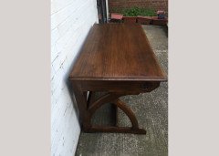 A. W. N. Pugin. An important early Oak desk. - Thumbnail 5