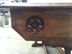 A. W. N. Pugin. An important early Oak desk. - Thumbnail 8