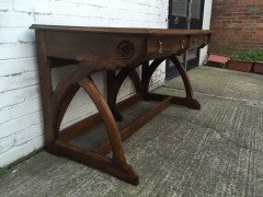 A. W. N. Pugin. An important early Oak desk. - Thumbnail 10