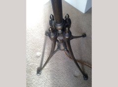 W. A. S. Benson. Rare three branch adjustable standard lamp with extending and inverting shades - Thumbnail 11
