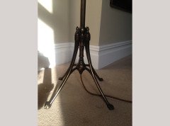 W. A. S. Benson. Rare three branch adjustable standard lamp with extending and inverting shades - Thumbnail 13