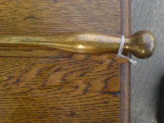 C. F. A Voysey for Thomas Elsley. heart-shaped coal shovel and a matching tongs - Thumbnail 2
