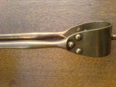 C. F. A Voysey for Thomas Elsley. heart-shaped coal shovel and a matching tongs - Thumbnail 5