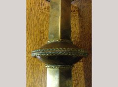 Gordon Russell Attributed, an Arts & Crafts brass table lamp - Thumbnail 9