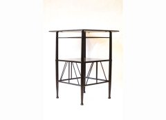 E. W. Godwin for William Watt. An important Anglo-Japanese ebonised and inlaid side table - Thumbnail 2
