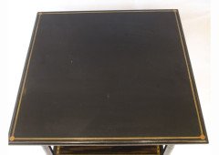E. W. Godwin for William Watt. An important Anglo-Japanese ebonised and inlaid side table - Thumbnail 3