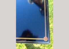 E. W. Godwin for William Watt. An important Anglo-Japanese ebonised and inlaid side table - Thumbnail 8